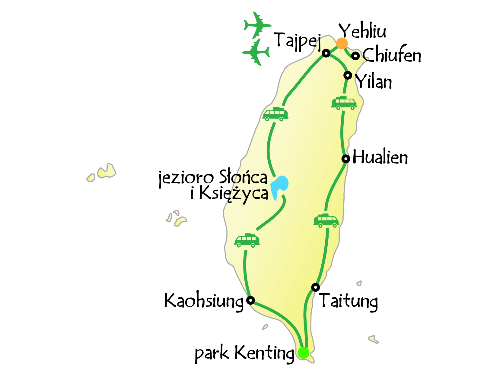 Magiczna wyspa Tajwan 10 dni