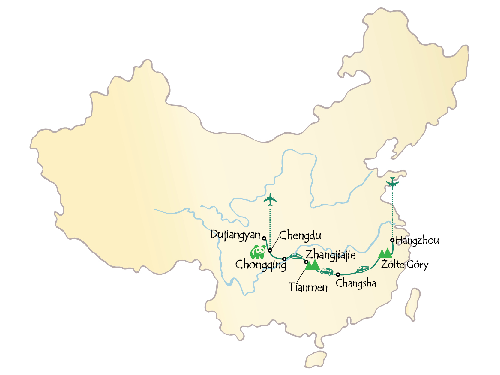 Chiny - Trasa Krajobrazowa 14 dni