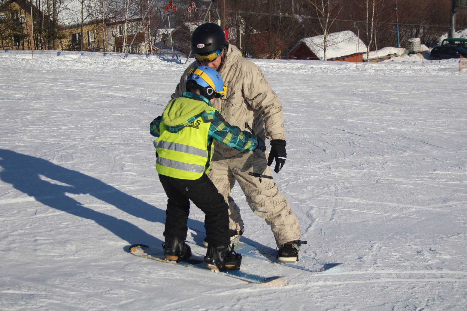 Pierwsze kroki ze snowboardem - Kaszuby