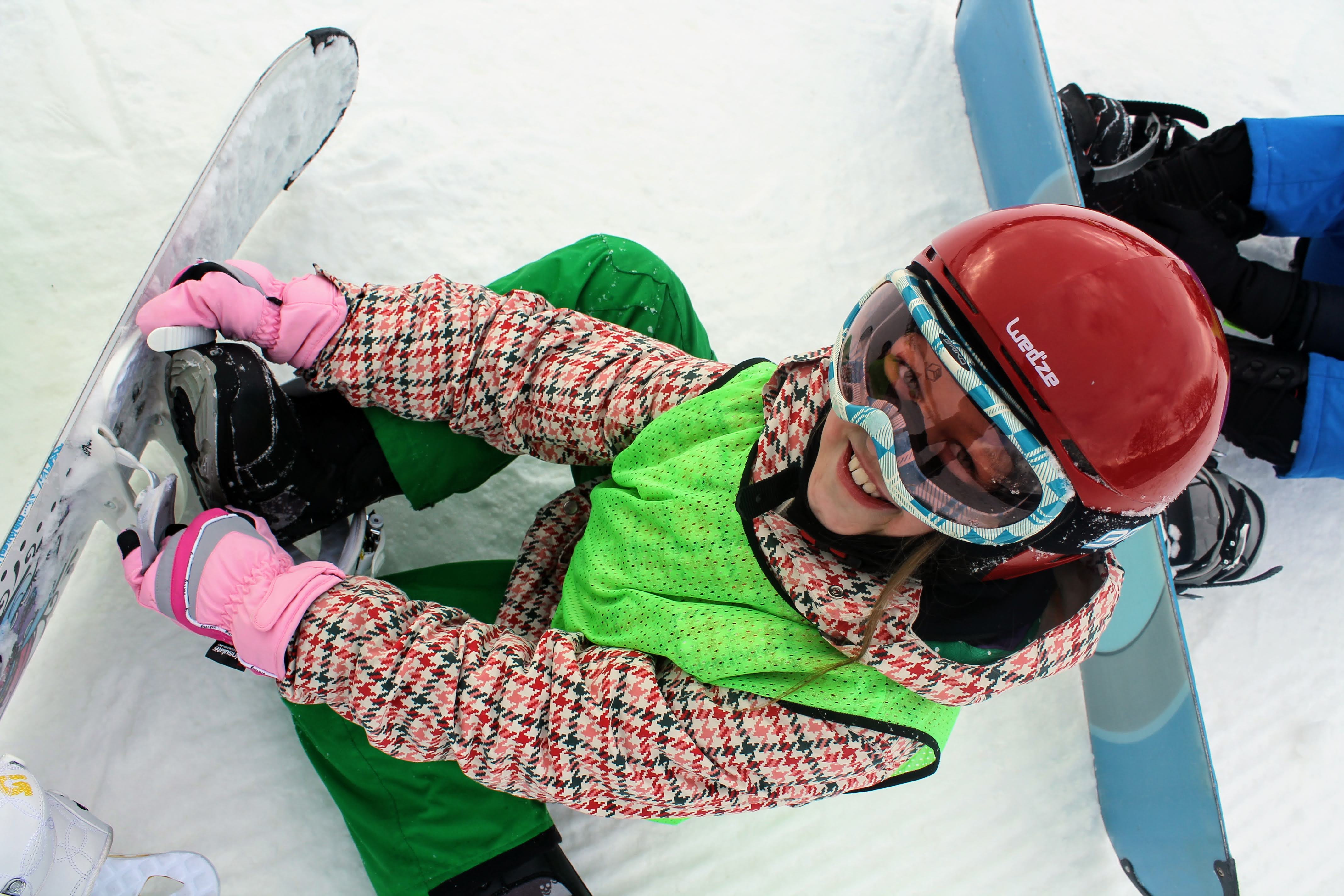 Pierwsze kroki ze snowboardem - Kaszuby