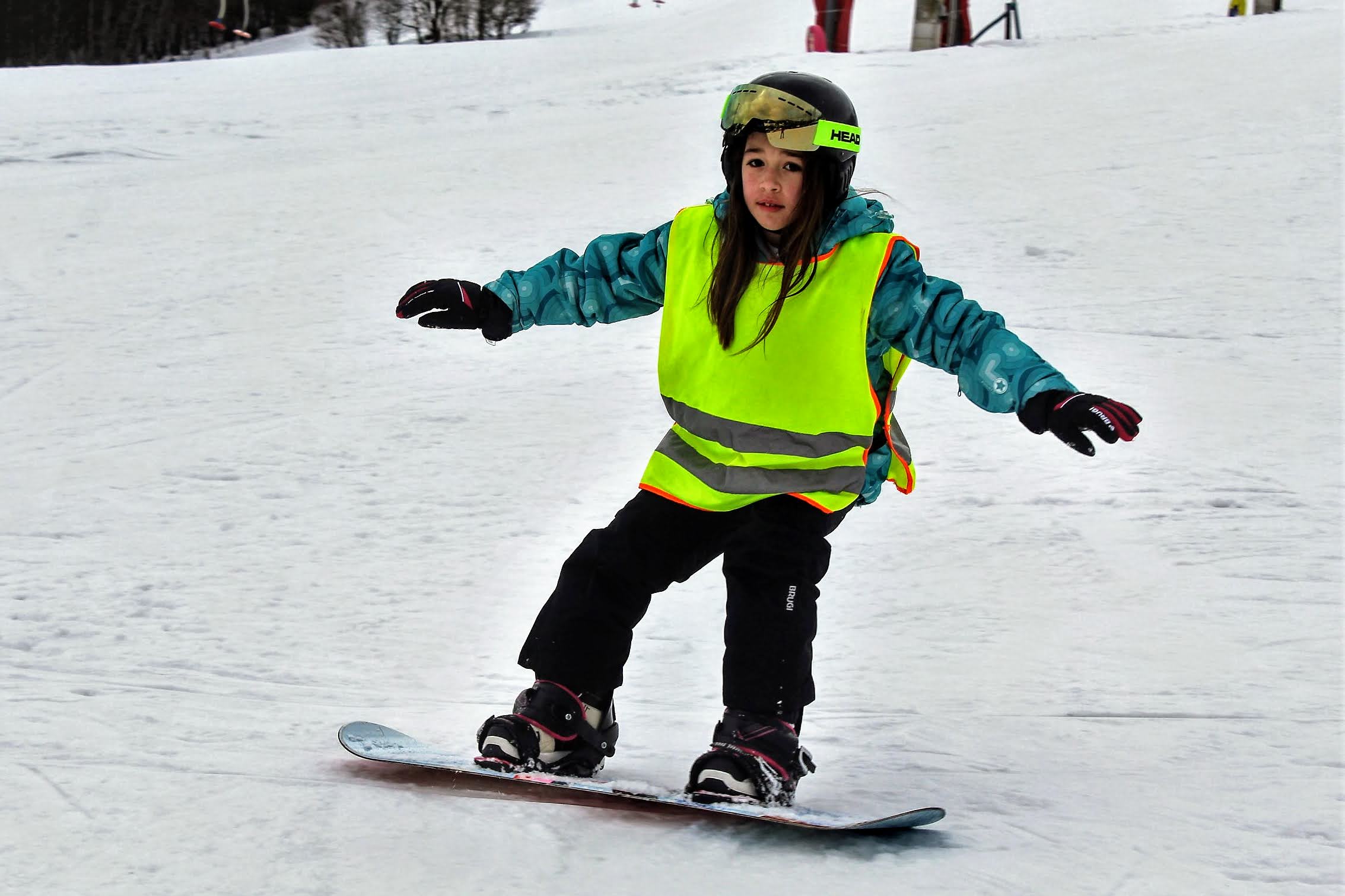 Pierwsze kroki ze snowboardem - Wisła