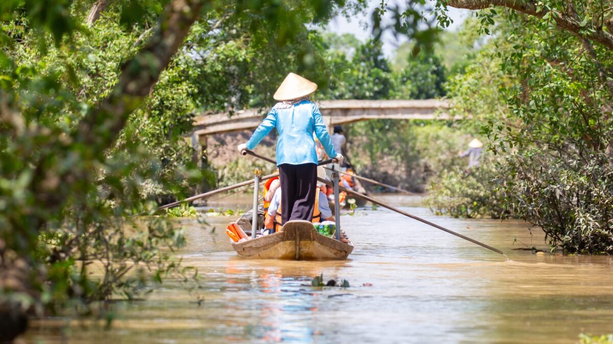 Sylwester z rowerami w Wietnamie – Delta Mekongu