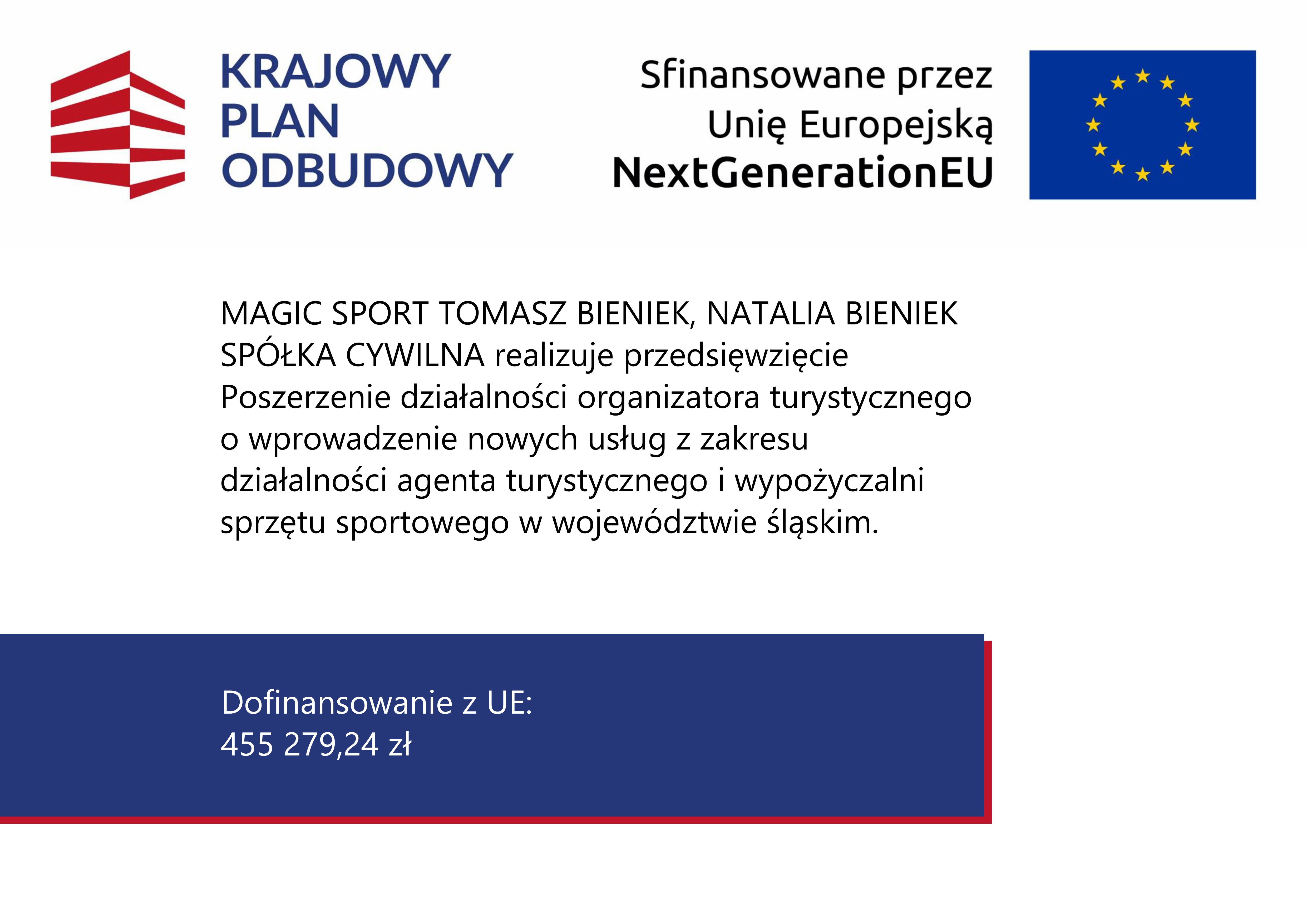 Krajowy Plan Odbudowy - Sfinansowane przez Unię Europejską NextGenerationEU